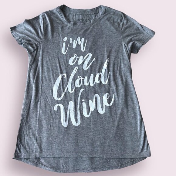 Womens Cloud Wine Tee Shirt - Picture 1 of 3